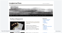 Desktop Screenshot of longbarrowpress.com
